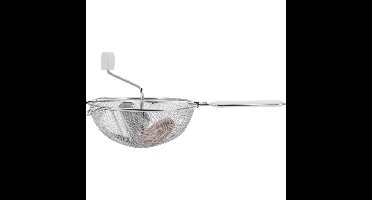 Westmark Passeerzeef, diameter: 20 cm, roestvrij staal/kunststof, Standard, zilver/wit, 11972270