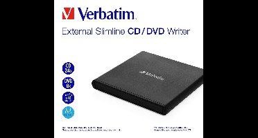 Verbatim MOBILE DVD REWRITER USB 2.0 lig