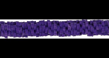 Klei kralen, d: 5-6 mm, gatgrootte 2 mm, paars, 175stuks