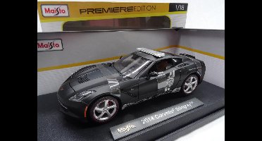 Maisto Chevrolet Corvette Stingray "Police" Zwart 1:18