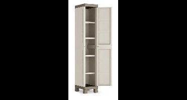 Kis Excellence Opbergkast 1 deur - 33x182x45 cm - Beige/Zand