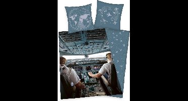 Dekbedovertrek Cockpit 140x200cm