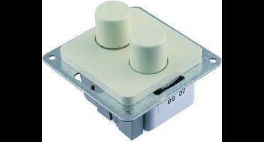 BERKER duo dimmer M2 - 2 x 20 tot 150W - 230V verlichting en 230V halogeen - Inbouw - Polarwit