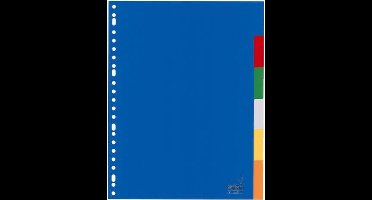 Kangaro tabbladen - A4 - blanco - 6-delig - PP - 23-gaats - A406M