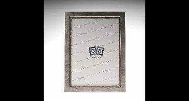 GB Klassiek Houten Fotolijst – Fotoformaat 13 x 18 – Zilveren/Grijs