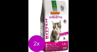Bf Ncf Kitten Pregnant&Nursing - Kattenvoer - 2 x Kalkoen Vis Kip 1.5 kg