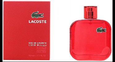 Lacoste Eau De Toilette Eau De Lacoste L.12.12 Rouge 100 ml - Voor Mannen