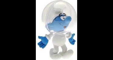 Smurfen - Plastoy - Astrosmurf beeld - kunsthars - 11 cm hoog, 10 cm breed