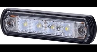 Zijmarkeringslicht - 12/24V - Wit - LD675