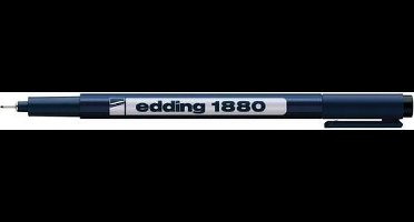 edding-1880 drawliner 0.1mm zwart 10 Stuks