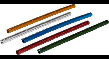 Hm Parkiet-Ringen Zak A 100 stuks Assortie, 5x20 stuks, Aluminium vogelringen 4 mm