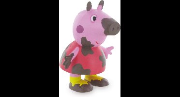 Comansi Speelfiguur Peppa Pig: Peppa Pig Mud 6 Cm Roze