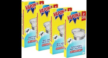 Vapona Mierenlokdoos 8 doosjes (4x2)