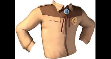 Blouse Suske met hoed, ster en masker - Maat 116