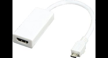 Valueline MHL - HDMI + microUSB B, 0.2m