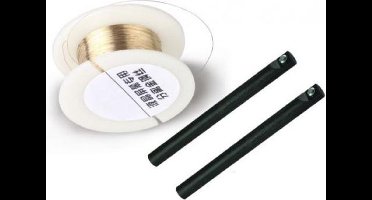 Gouddraad met houder voor het snijden van het glas + 2X handgreep