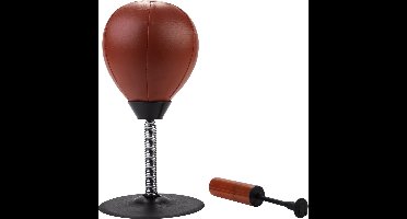 Stress bStress Buster – Mini Bokszak van Kunstleder met Zuignap en Handpomp – Antistress Speelgoed – 34 cm – Engelhart