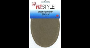 Restyle Elleboogstukken Suèdine 14 cm x 9,5 cm Opstrijkbaar 886