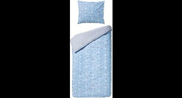 Lief! Dekbedovertrek Blauw -140 x 200 cm - Katoen