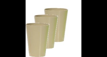 Bloempot Rond Dus 13cm MOKKA Prosperplast / 3 STUKS ! /