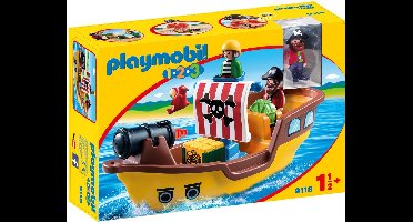 PLAYMOBIL 1.2.3. Piratenschip   - 9118