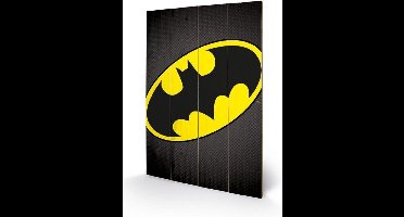DC Comics - Batman Symbol Wood Print
