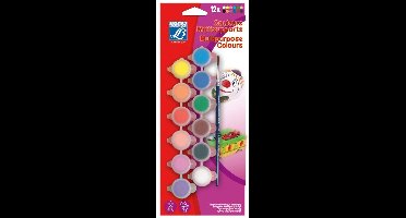 12 kleuren verf set - Feestdecoratievoorwerp