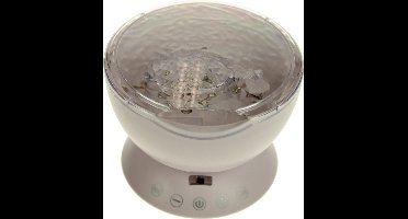 United Entertainment ® - Ocean Projector Pot - met Afstandsbediening - Wit