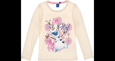 Olaf t-shirt met lange mouwen maat 122/128