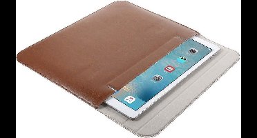 Shop4 - Geschikt voor MacBook 13 inch Air Hoes - Sleeve met Stand Bruin