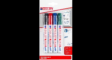 Edding 620 Whiteboard Marker Blister van 4 Assorti