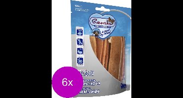 Renske Vleesrepen 100 g - Hondensnacks - 6 x Konijn&Groente