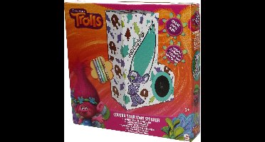 Trolls Kleur je eigen Speaker Set – 27x28x5cm | Maak je eigen Kleurbox Set