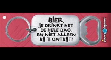 Sleutelhanger/opener Bier Ontbijt
