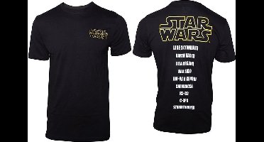 Star Wars - Main Characters List Men's T-shirt - M