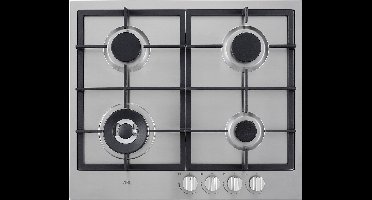 ETNA KG959RVSA - Gaskookplaat - met Wokbrander - RVS
