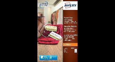 Huismerk Avery C32300-10 Productkaart 89x51mm Wit