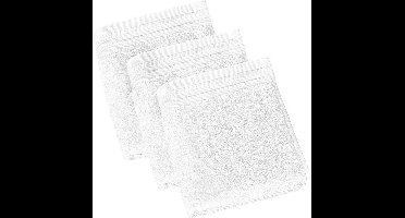 De Witte Lietaer Gastendoekjes Imagine White 30 x 50 cm - 3 stuks - Katoen