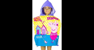 Peppa pig badponcho 50 x 100 cm
