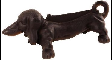 Esschert Design schoenschraper teckel gietijzer