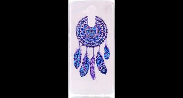 Shop4 - Geschikt voor Huawei Mate 20 Lite Hoesje - Zachte Back Case Dromenvanger Kleurrijke Transparant