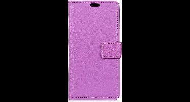 Shop4 - Geschikt voor Samsung Galaxy A9 (2018) Hoesje - Wallet Case Business Paars