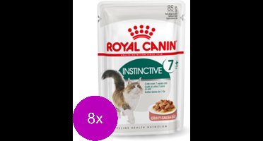 Royal Canin Instinctive 7+ - In Gravy - Kattenvoer - 8 x 12x85 g