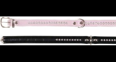 Fashion Halsband Strass - 16 tot 20 cm - 11 mm - Zwart