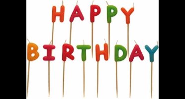 Taartkaarsen - Taartkaarsjes - Feestkaarsjes - Verjaardagskaarsjes - Kaarsen - Kaarsjes - Kaars - Happy Birthday - 13 Delig