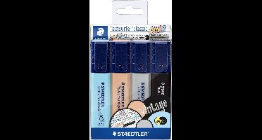 STAEDTLER Textsurfer classic tekstmarker - set 4 st new