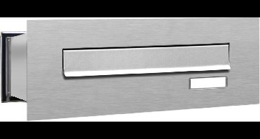 1 persoon adres brievenbus rvs inbouw