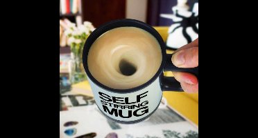 MikaMax Self Stirring Mug- Zelfroerende Mok - Koffiemok - Met Eén Druk Op De Knop Alles Geroerd - Koffiebeker - 350ml