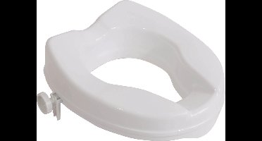 Aidapt Toiletverhoger 5 cm - Ergonomisch eenvoudige installatie - Wit