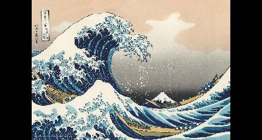 Great Wave of Kanagawa poster - 50 x 70 cm - Katsushika Hokusai - Luxe uitvoering